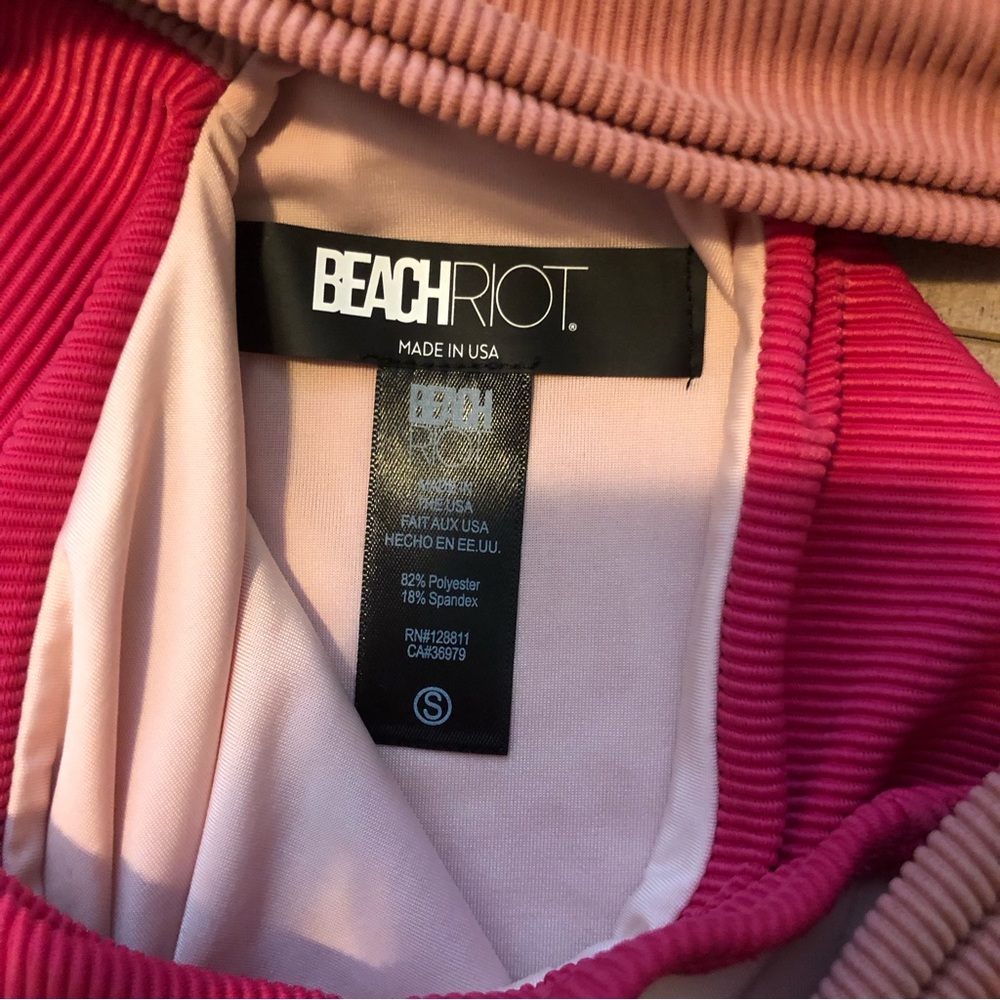 NEW Beach Riot Rouge Colorblock Carlie One Piece - Picture 4 of 5